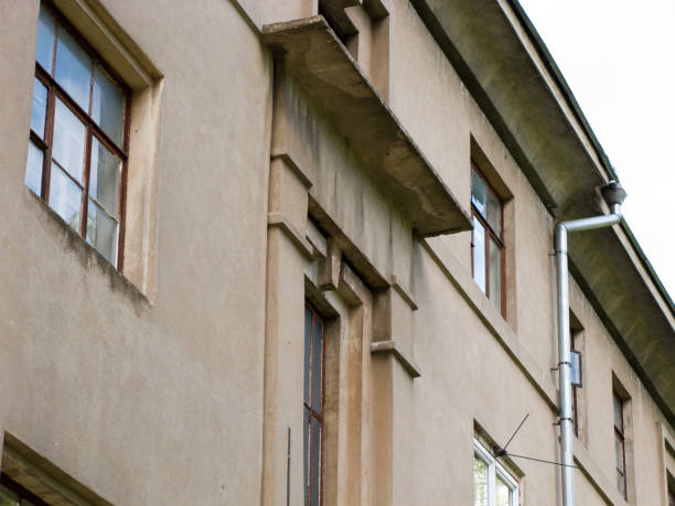 istock Windows of the old House 647300616