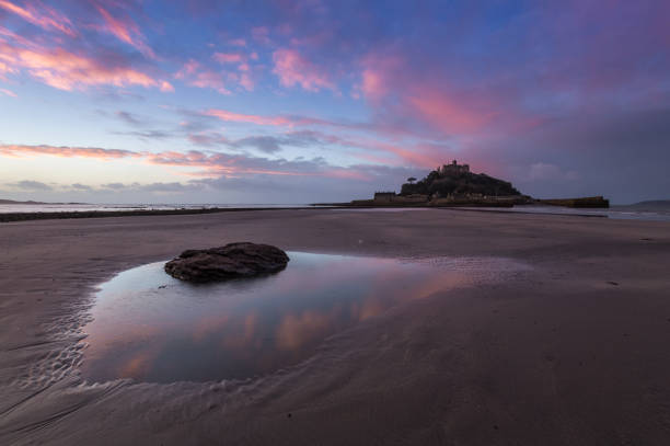 istock Beach in Front of St Michael's Mount 647301036