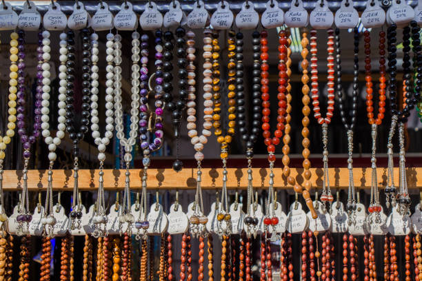 istock Set of praying beads of various color 647304600