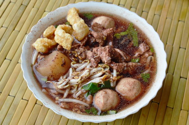 istock boiled pork ball in brown soup 647333170