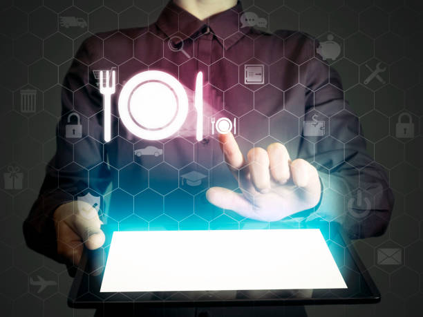 istock Food delivery icon 647354978