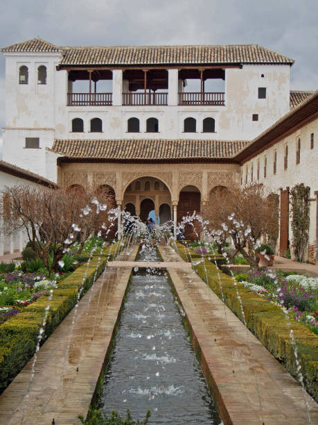 istock Fountain at Alhambra in Granada Spain 647361756