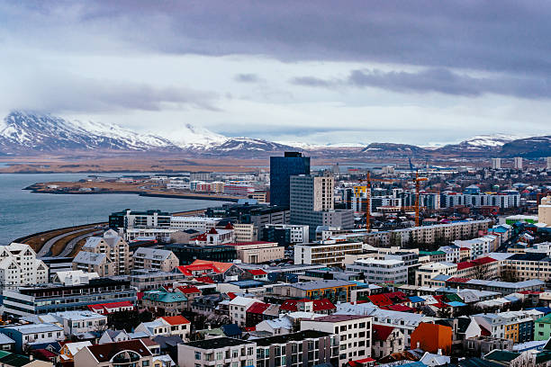 istock Townscape By Sea Against Sky 647362497