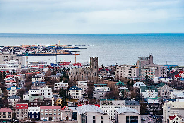 istock Townscape By Sea Against Sky 647362509