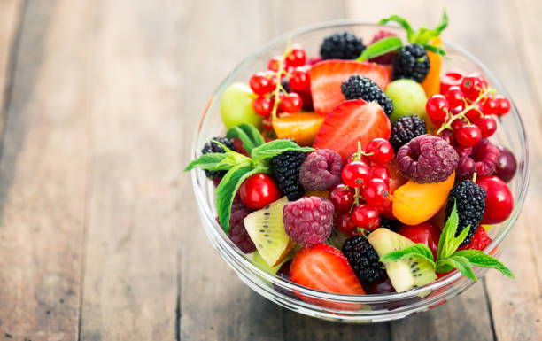 istock Fresh fruit salad in the bowl 647373694
