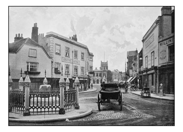 istock Antique London's photographs: The Market Place, Kingston on Thames 647377726