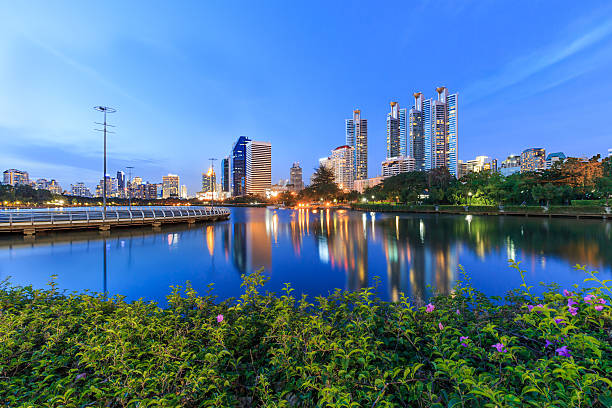 istock Scenic View Of Illuminated City At Night 647383469