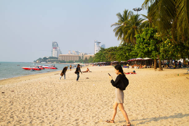 Sanya beach, located in Hainan Sanya China