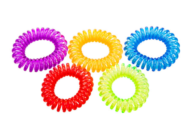 istock Various isolated spiral hair ties 647406460
