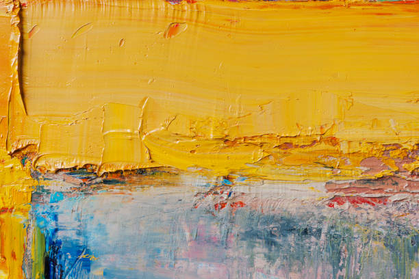 istock Abstract painted red, yellow and green art backgrounds. 647419056