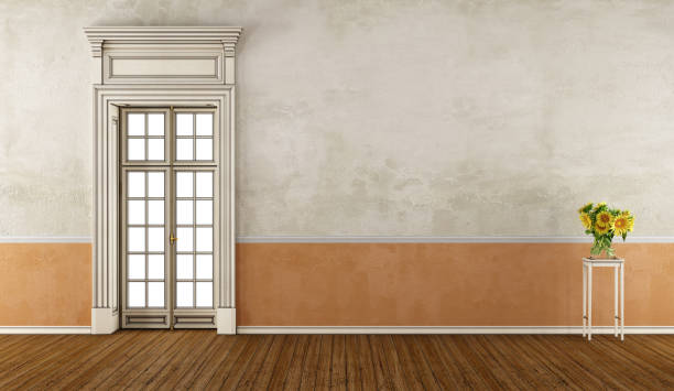 istock Retro living room 647419668