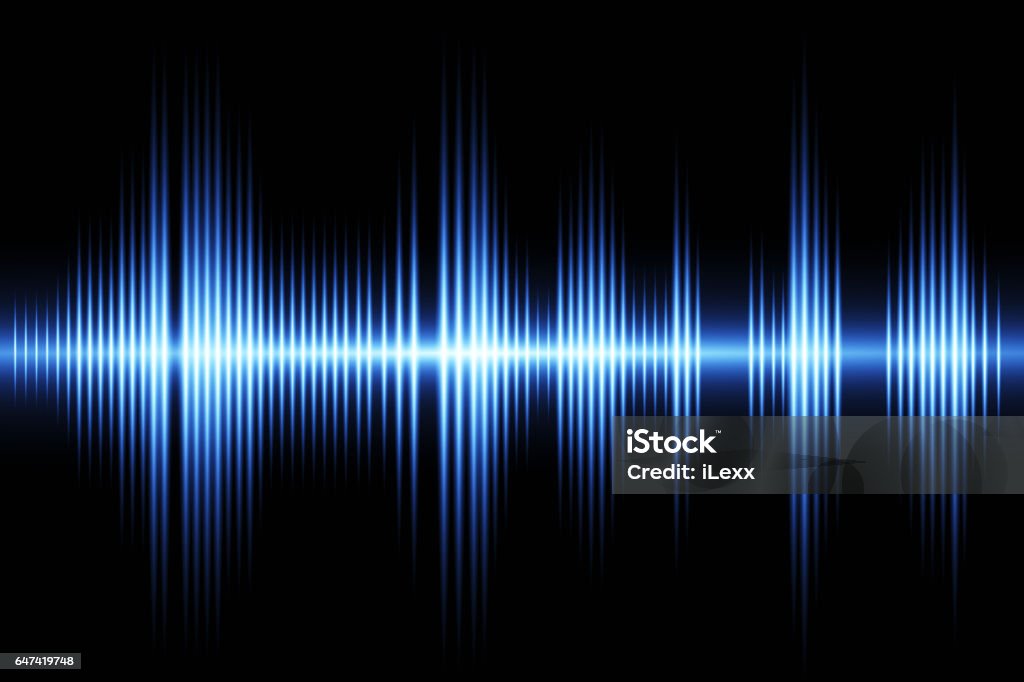 Sound waveform Equalizer sound wave background theme Sound Wave Stock Photo