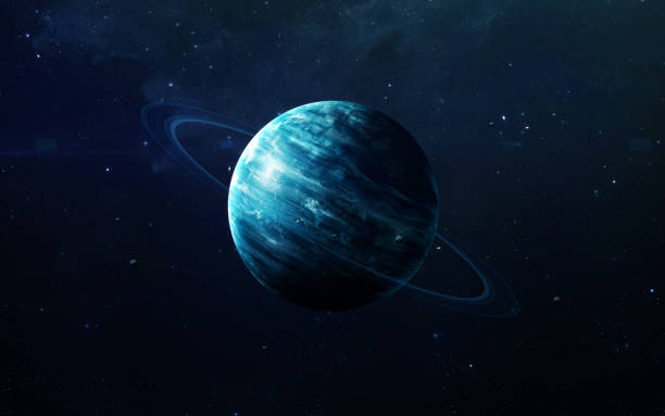 istock Uranus - High resolution beautiful art presents planet of the solar system. This image elements furnished by NASA 647421748