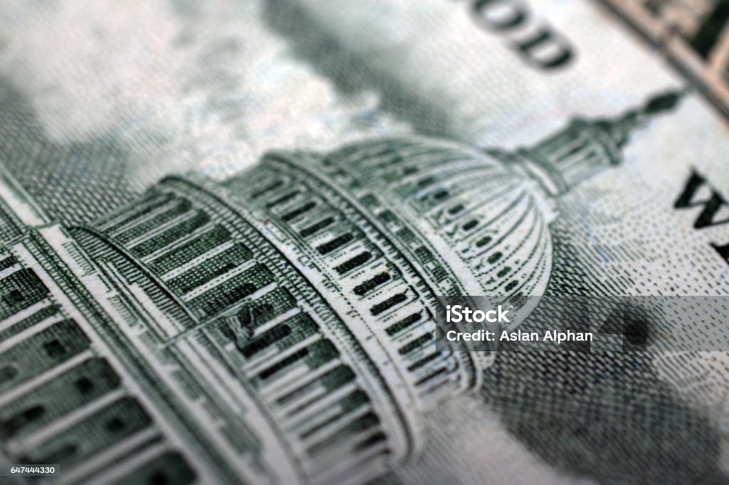 Close up dollar bill USA Stock Photo