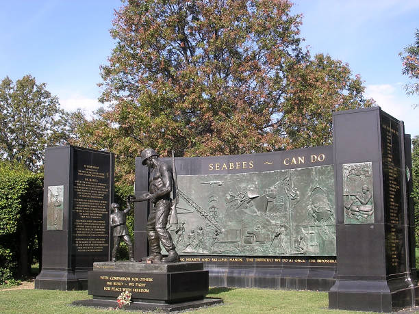 istock Arlington Cemetery SEABEES Memorial 2004 647445418
