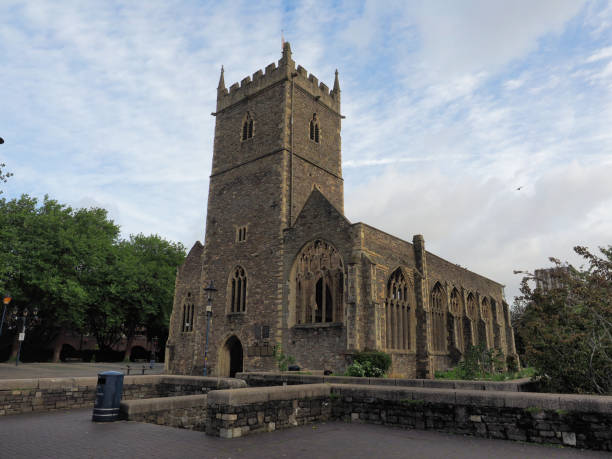 istock St Peter ruined church in Bristol 647448230