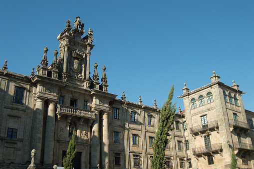 exterior of Valencia's city hall on Plaza del Ayuntamiento; Valencia, Spain