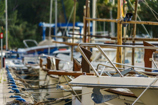 istock boats docked in a mediterranean harbor town 647456676