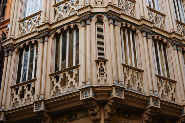 istock Old apartment buildings in a spanish town 647462690