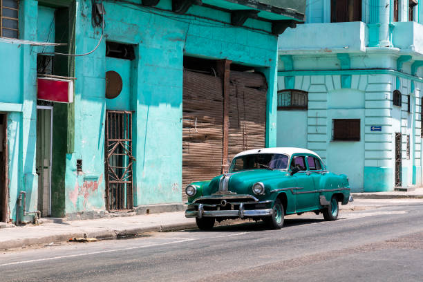 istock Vintage American Car, Havana, Cuba 647464440
