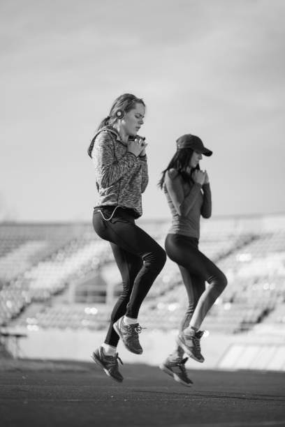 istock Jumping In Place Is Healthy Cardiovascular Exercises 647470616