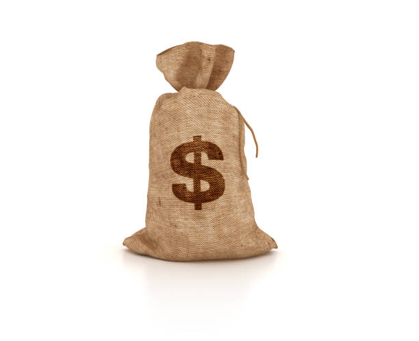 istock Money Sack of Dollars - 3D Rendering 647473304