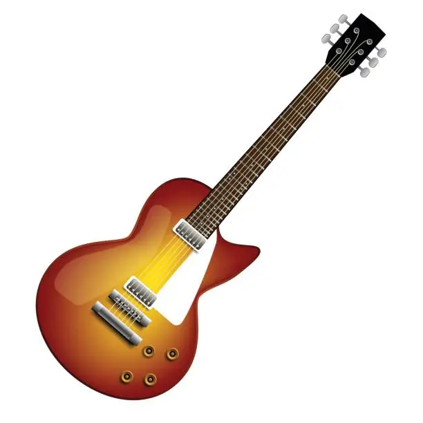 Vector illustration of Electric guitar