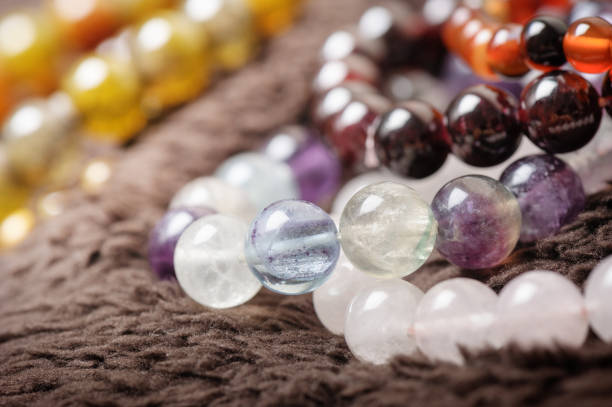 istock Semi-precious stone bracelet 647483278