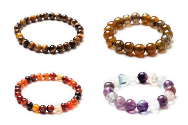 istock semi-precious stones bracelet 647483428