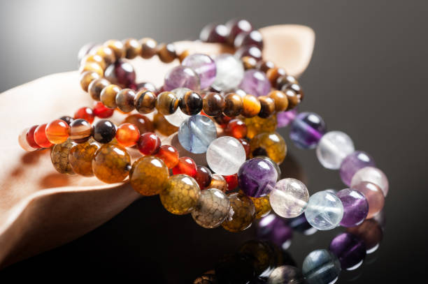 istock semi-precious stones bracelet 647483446