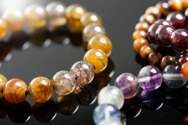 istock semi-precious stones bracelet 647483566
