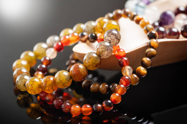 istock semi-precious stones bracelet 647483814