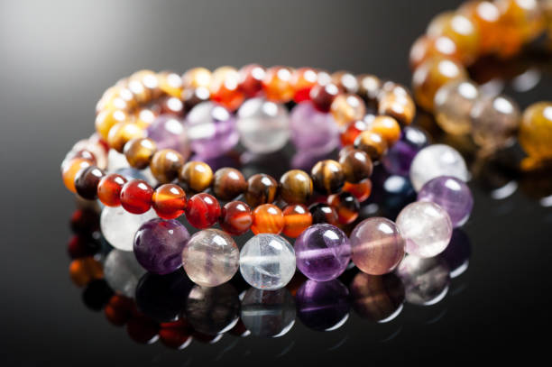 istock semi-precious stones bracelet 647483882