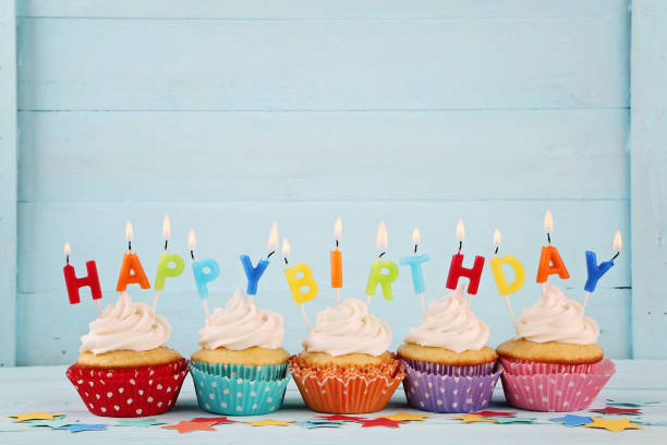urodziny  - birthday birthday card cake cupcake zdjęcia i obrazy z banku zdjęć