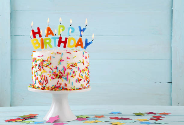 день рождения  - birthday birthday card cake cupcake стоковые фото и изображения