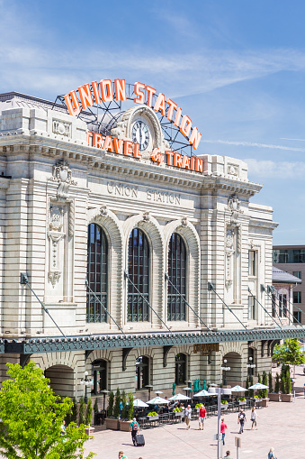Denver, Colorado, USA-June 2, 2016. Historical Union Station after redevelopment.