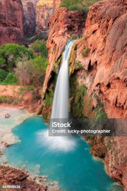 Havasu Falls Supai Grand Canyon National Park Arizona Stock Photo - Download Image Now