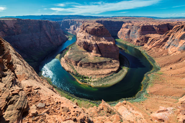 istock Horseshoe Bend sunset on the Colorado River 647548692
