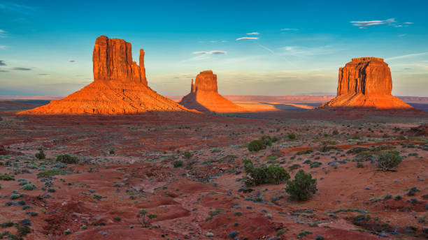 istock Monument Valley at sunset, USA. 647548718