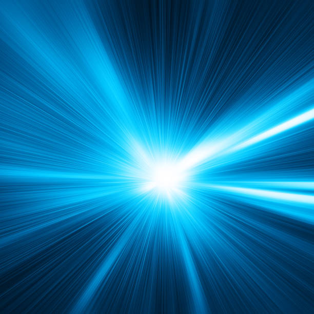 istock Abstract image of speed motion in tunnel at night. 647577398