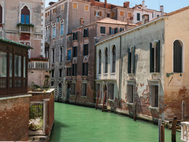 istock Glimpse of Typical Water Canal in Venice, Italy 647578450