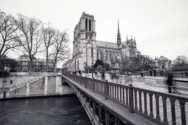 istock Notre Dame Cathedral in Paris 647592258