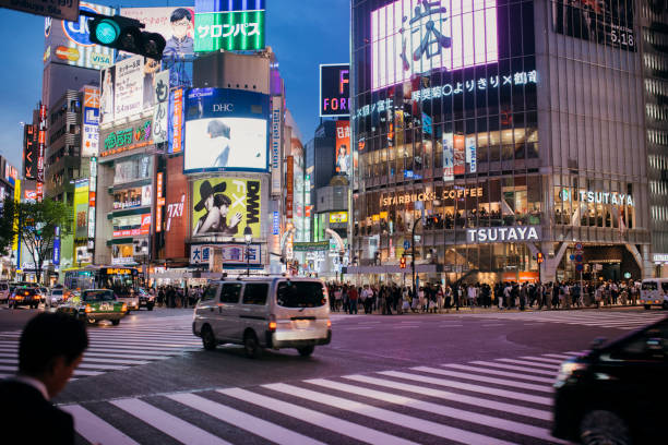 istock Shibuya Crossing, Tokyo at dusk 647592966