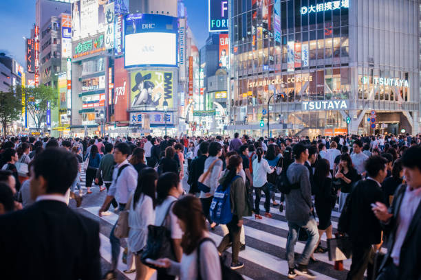 istock Shibuya Crossing, Tokyo at dusk 647592994