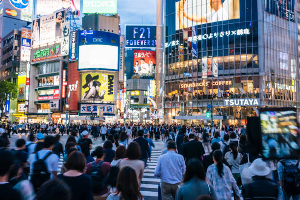 istock Shibuya Crossing, Tokyo at dusk 647593014