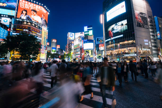 istock Shibuya Crossing, Tokyo at dusk 647593078