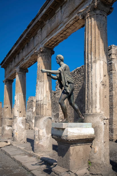 istock Pompeii. Statue of Apollo 647596842