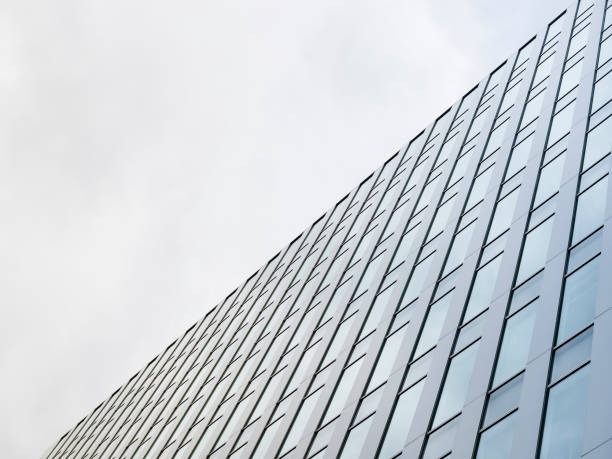 istock Architecture details Modern Building Glass facade design 647600040