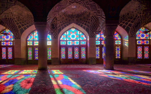 istock Inside the pink mosque at Shiraz city,IRAN 647604054