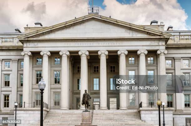 Estados Unidos Departamento Del Tesoro Washington Dc Foto de stock y más banco de imágenes de Ministerio de Hacienda de los Estados Unidos